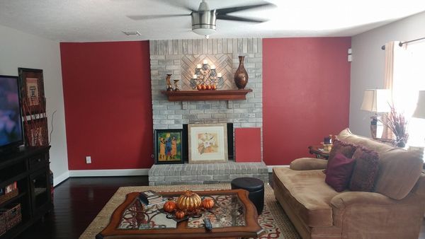 Accent Wall Painted in Magnolia, TX (1)