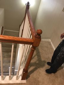 Before & After Bannister Painting in Houston, TX (6)