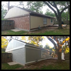Before & After Exterior Painting in The Woodlands, TX (2)