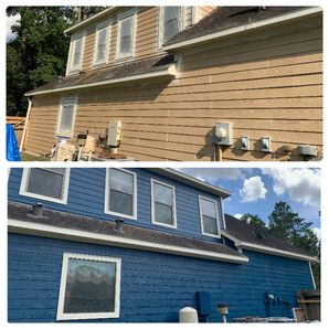 Before & After Exterior Home Painting in Magnolia, TX (2)