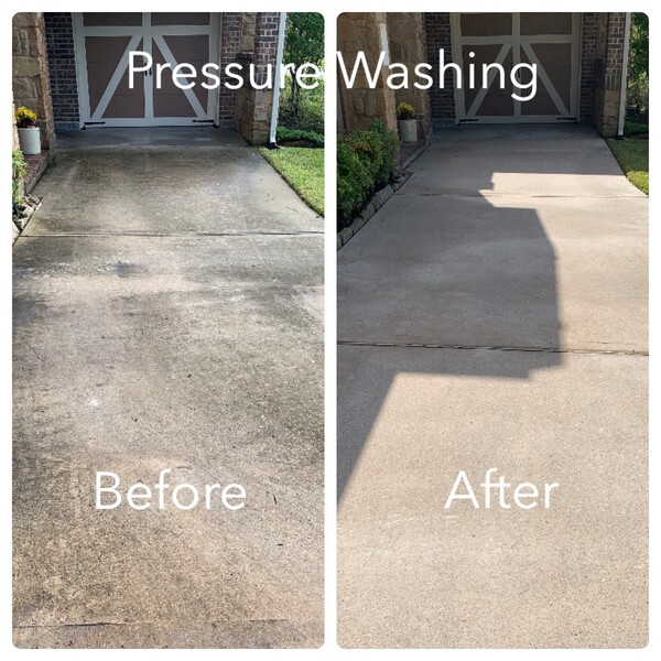 Before & After Pressure Washing in Magnolia, TX (1)